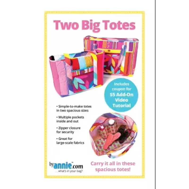 Two Big Totes by byAnnie