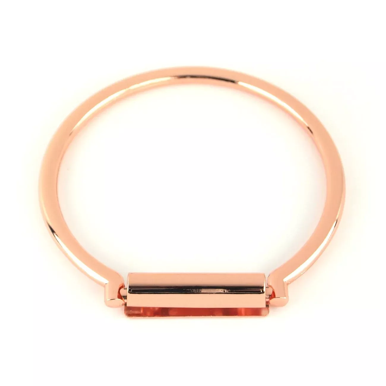 Two Round Purse Handles Rose Gold