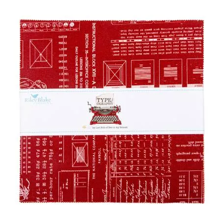 TYPE/ography A - 10" Squares - Lori Holt - 42pcs