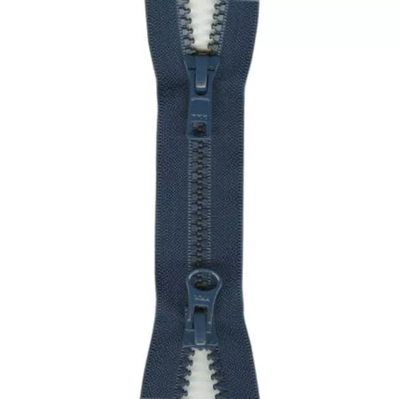 Vislon 2-Way Separating Zipper 30in Light Navy