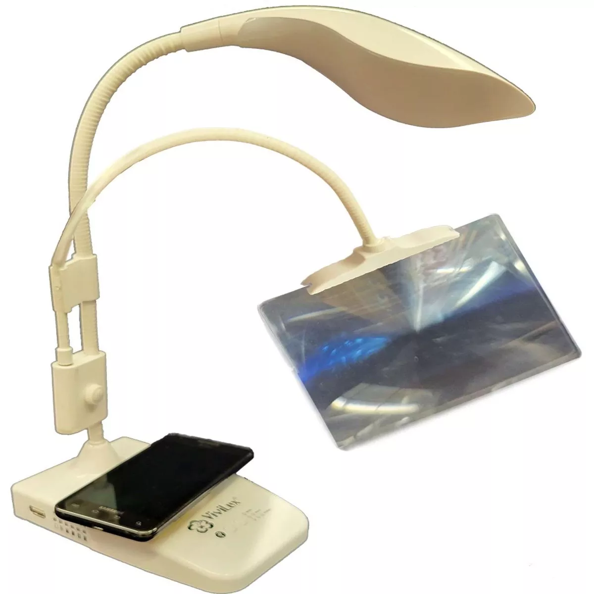ViviLux Task Lamp with 3x Magnifier US Plug