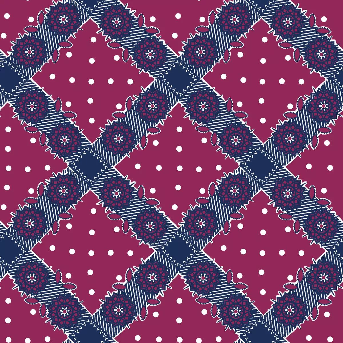 Western Patchwork – Bandana Plaid Fabric