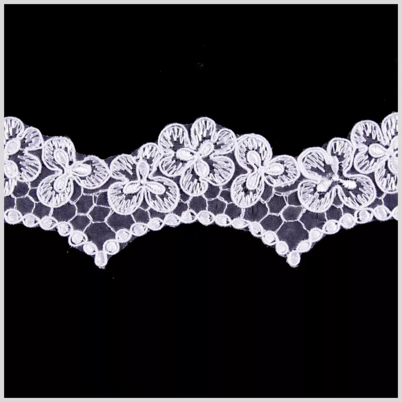 White Corded Lace – 2″