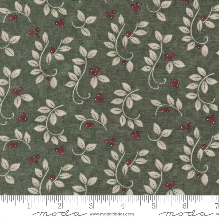 Winter Flurries Pine 6884 15 Moda #1