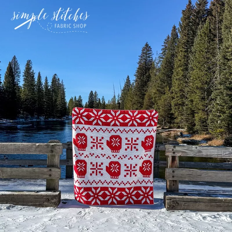 Winterberry Quilt Kit – Red