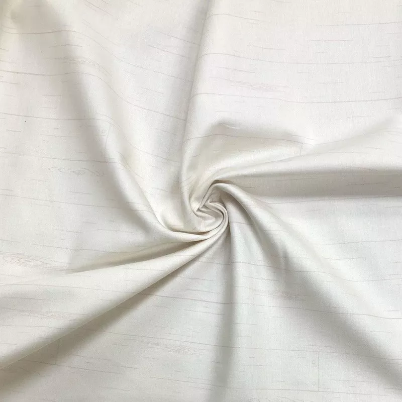 Wood Patterns on Cream Cotton Fabric