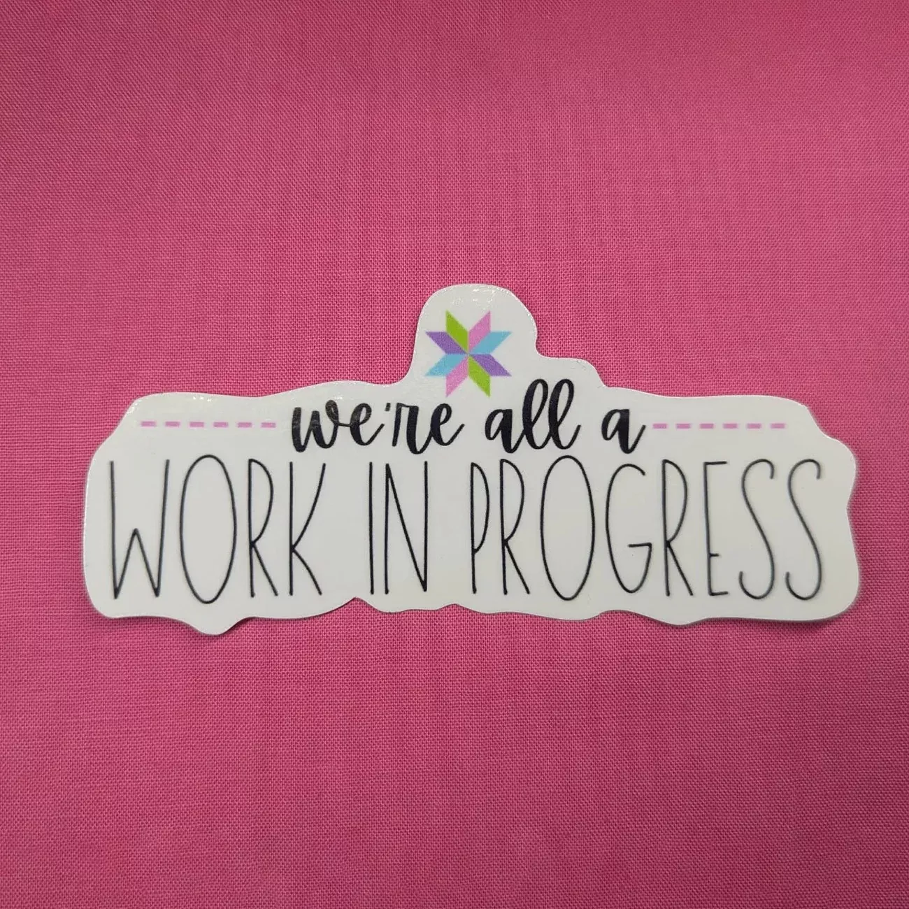 Work In Progress Sticker 6pk