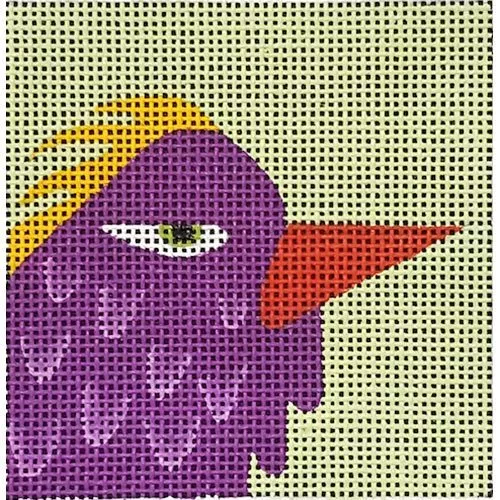 Zecca Designs – Purple Chicken Square