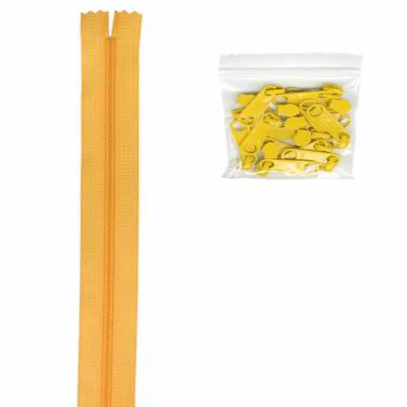 Zippers by the Yard - Buttercup