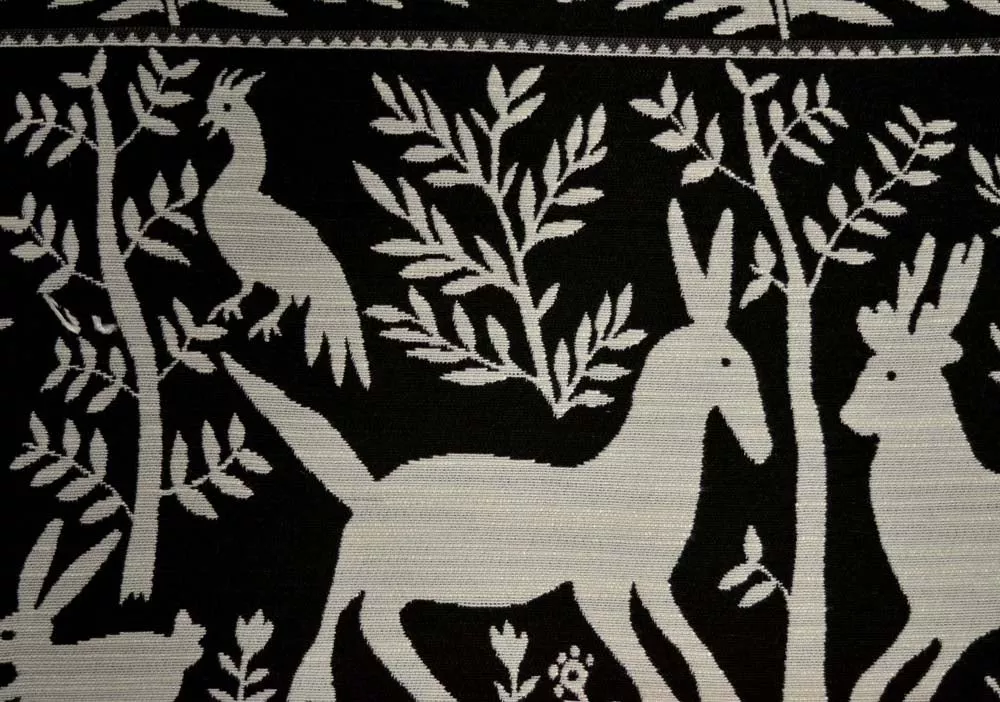 Zola Black Regal Fabric